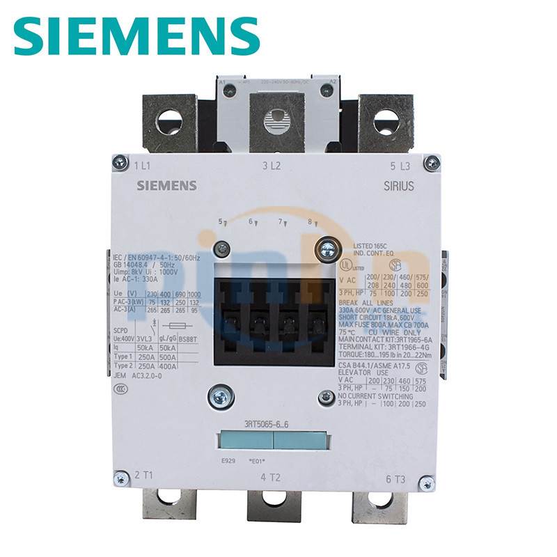 188-原装正品 SIRIUS 西门子 3RT5065交流接触器 3RT5065-6AV36 3