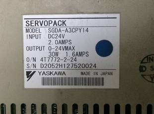 A3CPY14 二手安川驅(qū)動器 SGDA 190