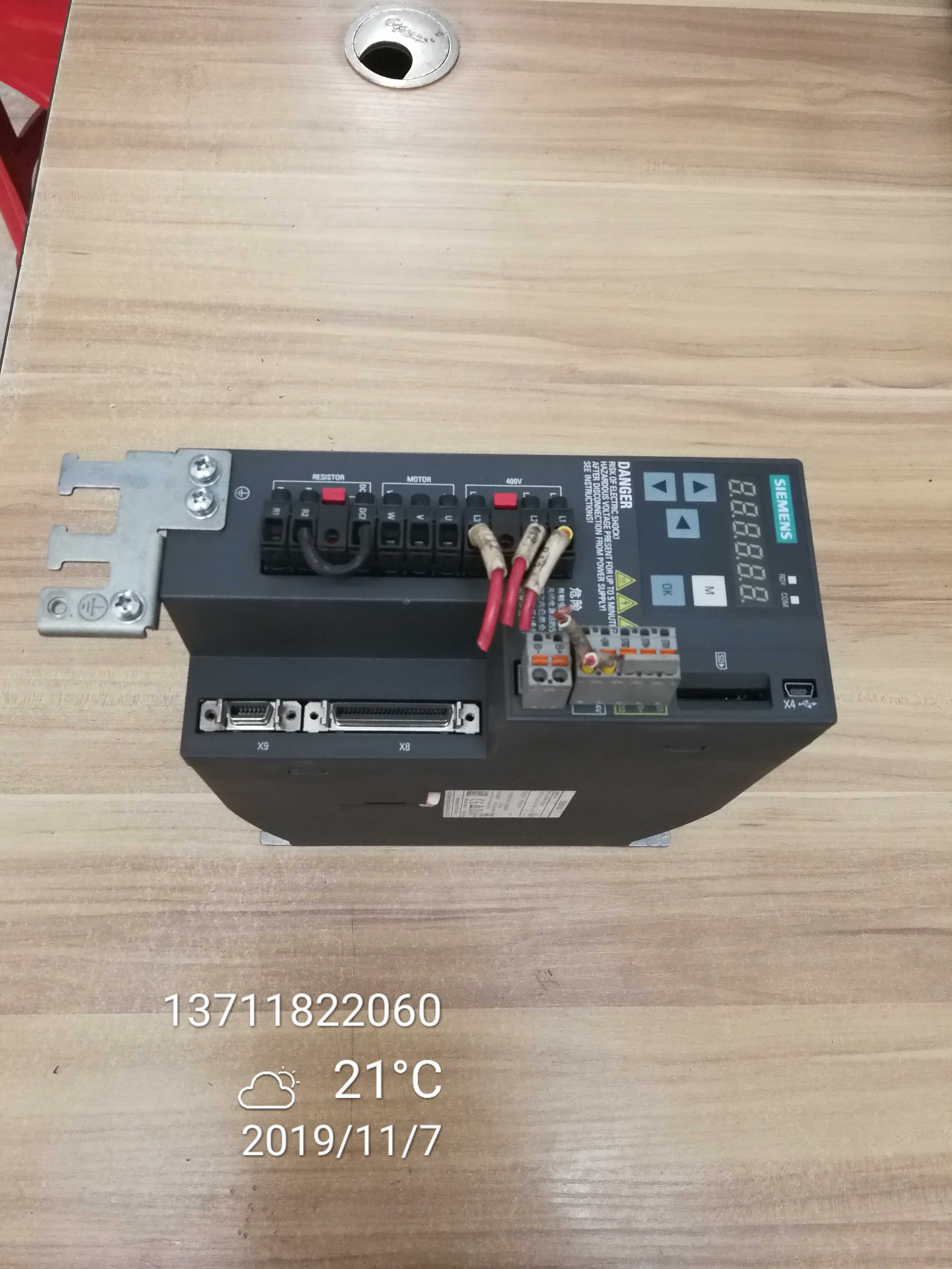 166-西门子伺服驱动器 V90 测试包好 6SL3210-5FE11-0UA0 0.75 1K