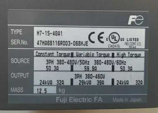 100-维修销售日立电梯NPH2富士变频器H7-15-4GA1/5/7/HELG7-4V9-1