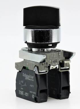 188-原装进口 施耐德 三档锁定式选择按钮开关 XB4-BD33 XB4BD33