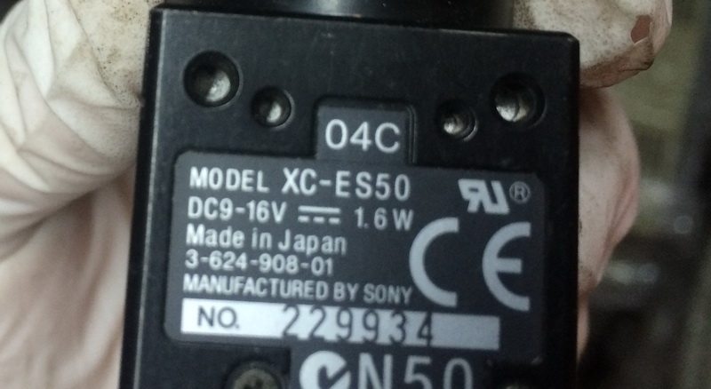 190-XC-ES50 二手索尼工业CCD相机