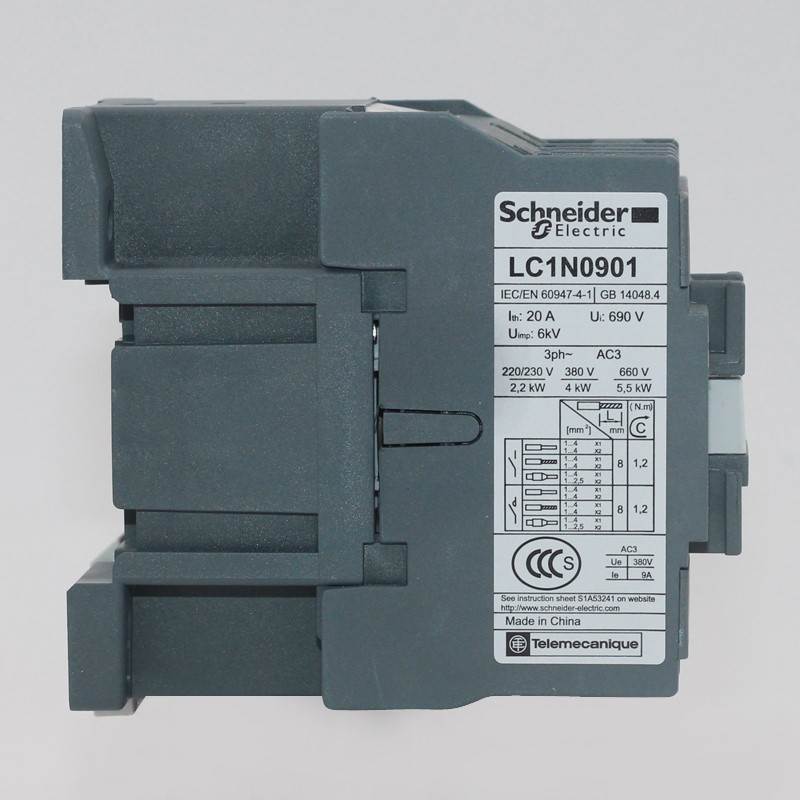 188-原装正品 施耐德抱闸交流接触器 LC1-D0901 220V LC1N0901