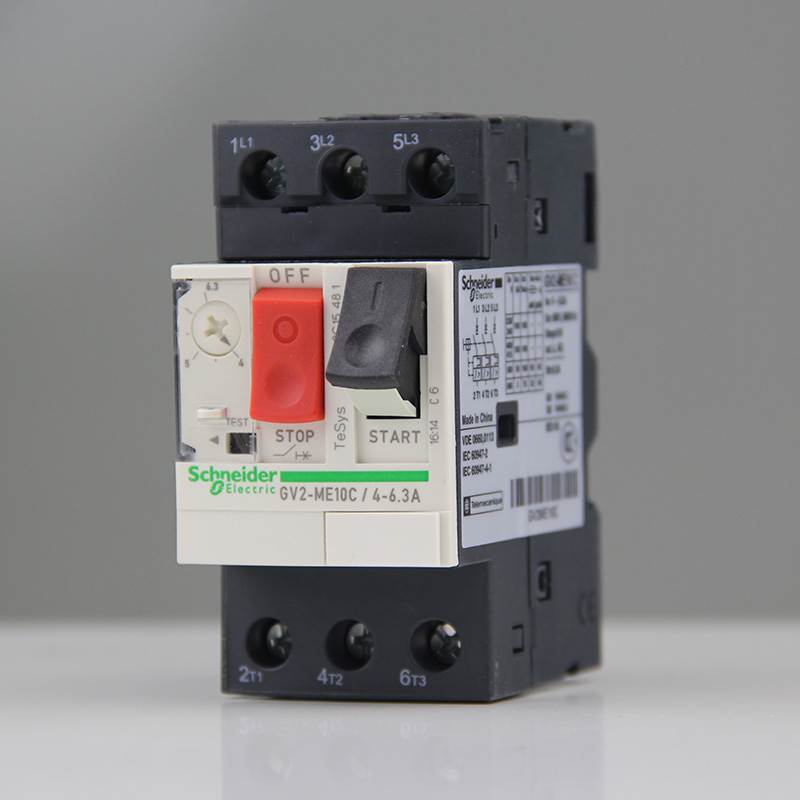 188-正品 施耐德热磁式电动机断路器 GV2ME10C 整定电流4-6.3A