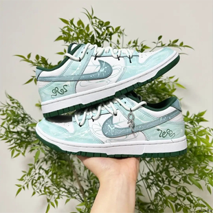 Dunk Nike Low 青花蛇骨国风中式 球鞋 复古淡雅低帮男女板鞋 定制