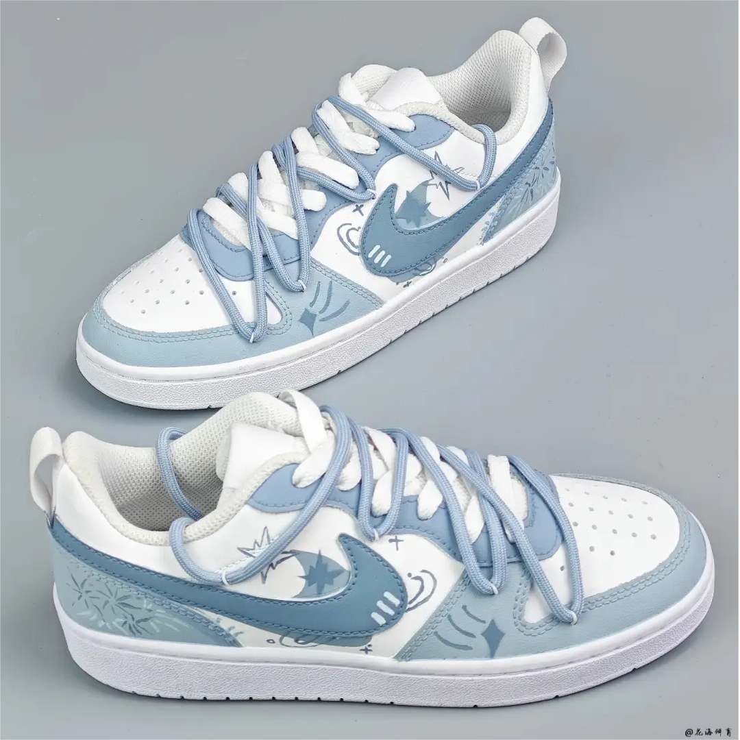 Nike球鞋定制低帮清新女款板鞋