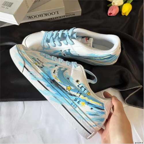 Nike球鞋定制男女复古低帮板鞋