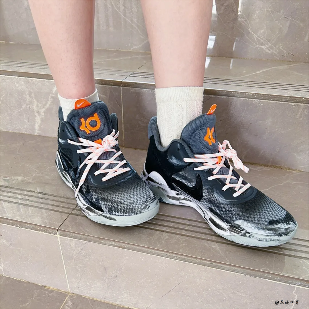 球鞋定制 Nike KD Trey 5 死神降临杜兰特美式涂鸦低帮男女篮球鞋