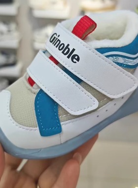 基诺浦机能鞋2025冬新保暖童鞋学步鞋加绒婴儿鞋宝宝鞋GB2497