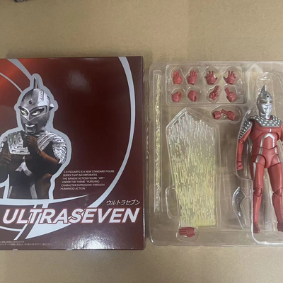 国产KO赛文奥特曼55周年shf七星七爷超人可动模型手办玩具