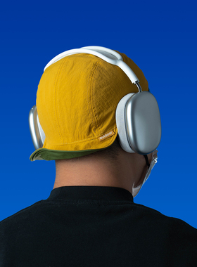 DABOE日系复古双面戴可折叠跑步帽户外轻薄速干鸭舌帽棒球帽