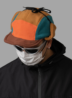 DABOE日系防风摇粒绒护耳保暖雷锋帽滑雪飞行骑行男女冬季鸭舌帽