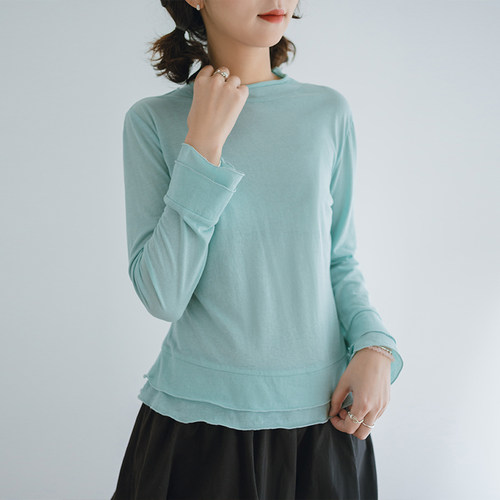 古苔0束缚4季穿日产进口打底衫女