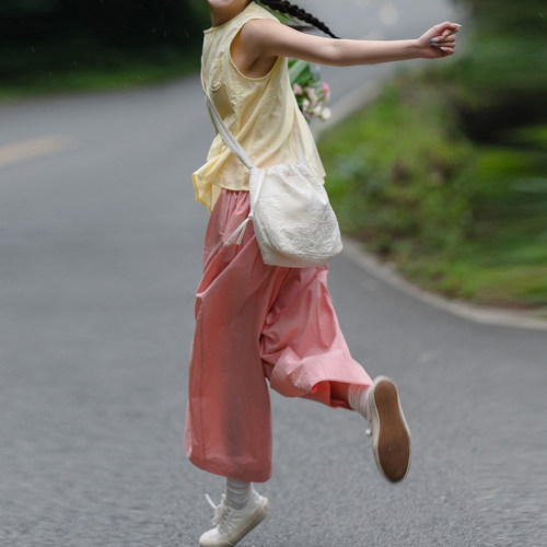 古苔山系精灵粉越穿越喜欢的裤子