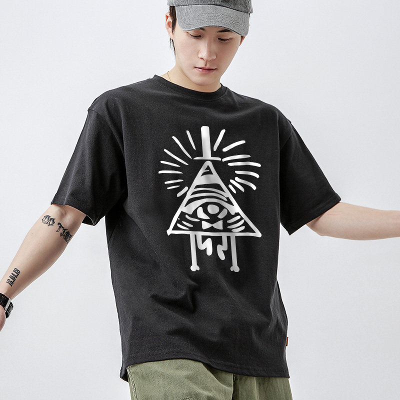 奇异人生短袖t恤男士风暴三角半截袖life is strange衣服夏季上衣