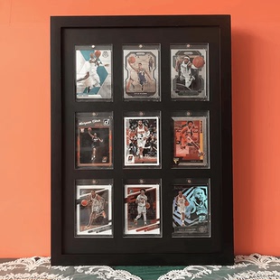 NBA篮球世界杯球星卡片收藏展示框游戏卡收纳相框宝可梦卡砖相框