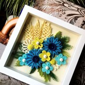 衍纸画框立体框装 裱框蝴蝶昆虫标本框粘土画框中空diy创意摆台