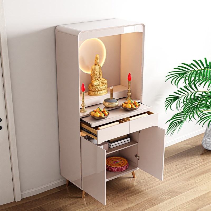 佛龛供桌神台柜佛龛新中式立柜z简约现代观音菩萨财神爷供桌香案