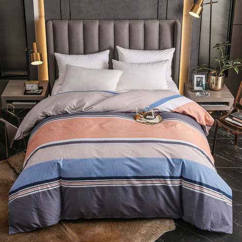 全棉加厚磨毛被套单件纯棉双人被罩200x230秋冬季保暖1R80x220X24