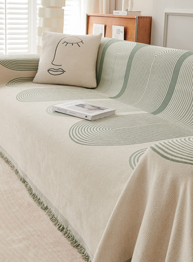 网红沙发盖布insn沙发垫盖巾防猫抓四季通用沙发套罩万能防滑盖毯