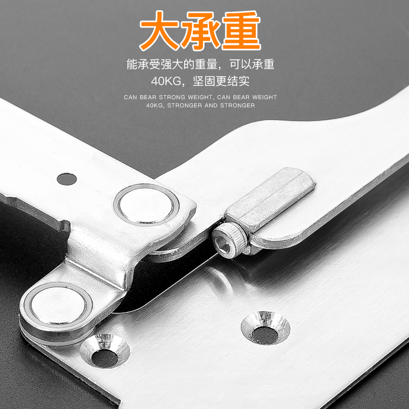 折叠门五金配e件全套平开门无下轨平折门180度对开木门推拉门轨道
