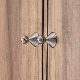 法式极简黄铜电镀小拉手柜v门抽屉衣柜门把手中古风柜子橱柜门拉