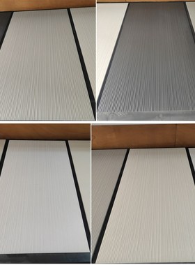 通体全瓷白色灰色纯黑拉槽砖600X1D200浴室澡堂防滑砖凹凸条纹瓷