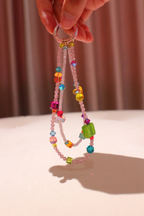 超梦幻｜原创手作精致水晶锆石双层手机链饰品挂饰包包挂件车挂饰