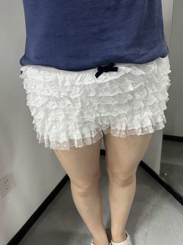 针织底多层超短低腰芭蕾风蛋糕短裤防走光 弹力大 超级无敌显腿长