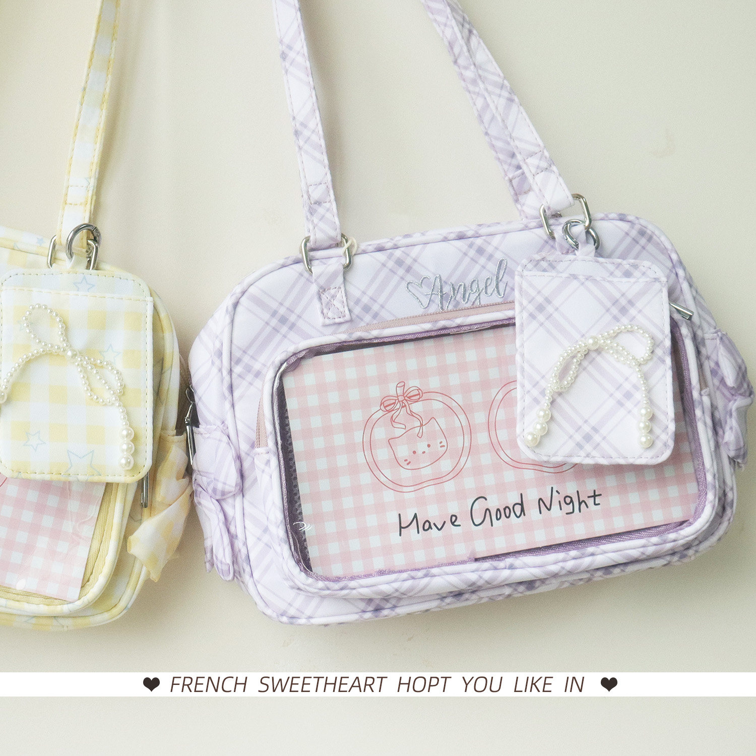 二次元制服小食量痛包女学生斜跨单肩外出日常休闲娃包通勤吧唧包