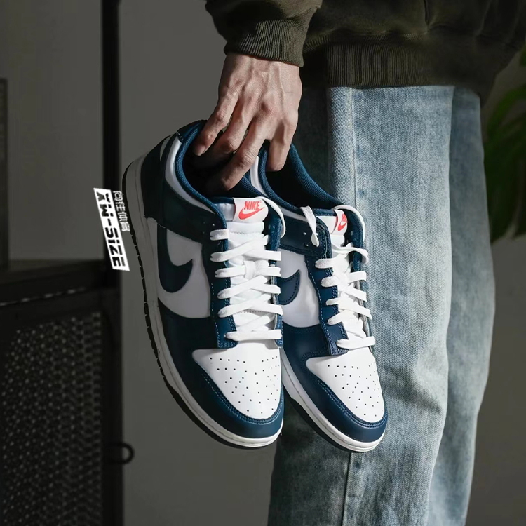 向往体育 Nike/耐克Dunk Low男子白蓝经典复古休闲板鞋DD1391-400-封面