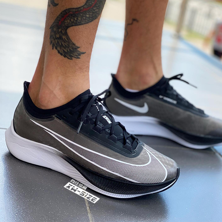 向往体育Nike耐克Zoom Fly 3男透气缓震进阶跑步鞋AT8240-007-封面