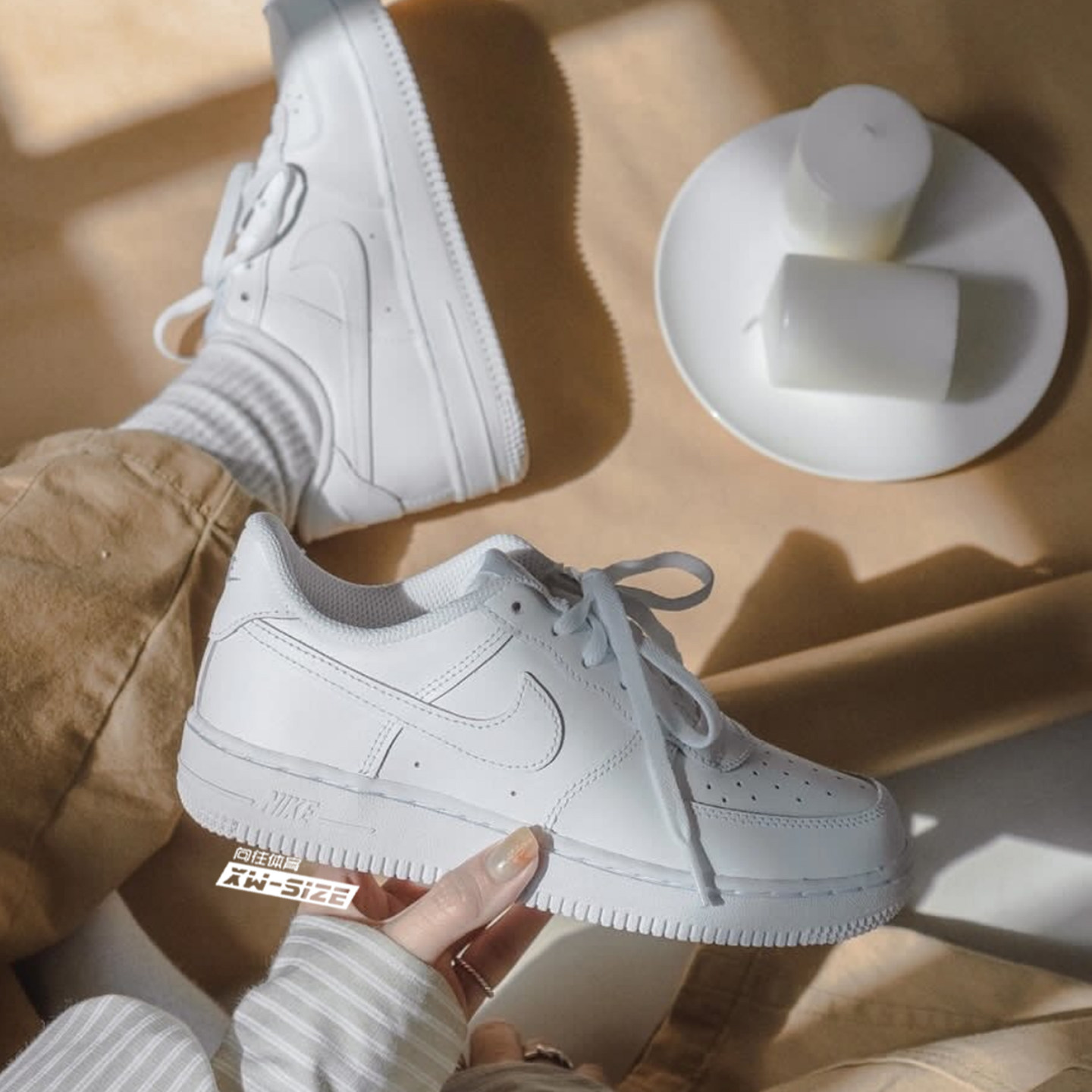 向往体育Nike耐克Air Force 1AF1纯白男女空军一号CW2288/DH2920