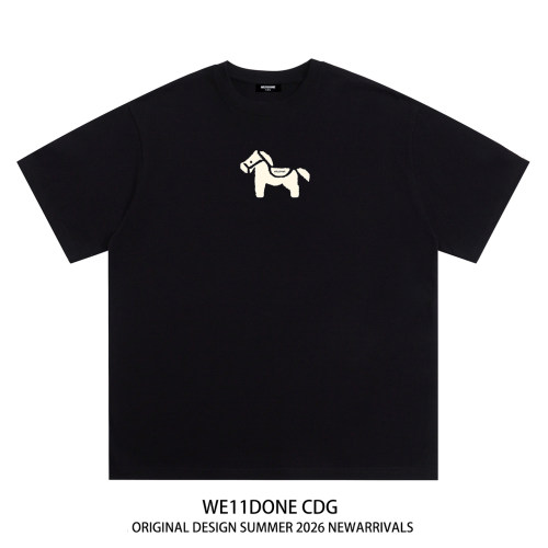 WE11DONECDGE小马印花短袖t恤