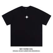 高街男女重磅宽松纯棉短袖 WE11DONE CDG小众潮牌WELLDONE美式 t恤