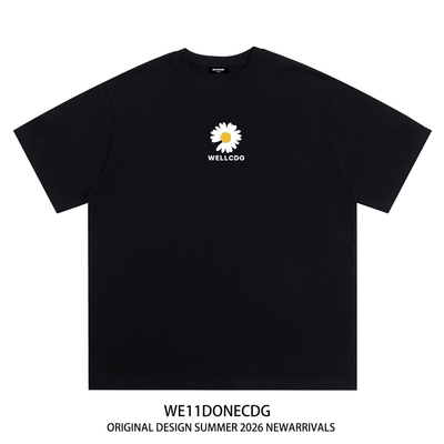 WE11DONECDG雏菊印花短袖t恤