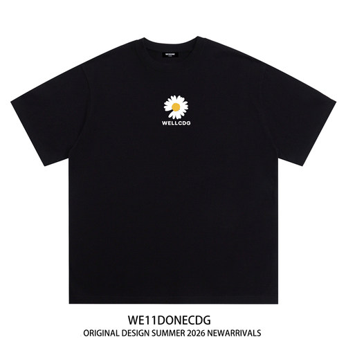 WE11DONECDG雏菊印花短袖t恤