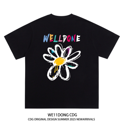 WE11DONECDG重磅纯棉短袖t恤
