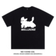 潮牌WELLDONE小狗印花男女重磅宽松纯棉短袖 WE11DONE CDG美式 t恤