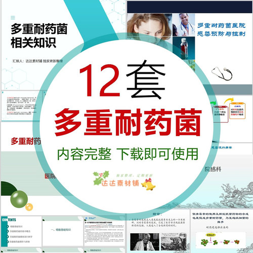 多重耐药菌医院感染预防控制PPT课件护理消毒隔离合理用药知识