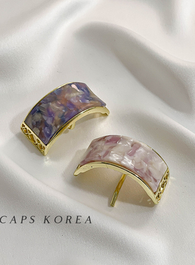 CAPS KOREA｜杨紫同款发绳醋酸发勾扎头发饰品2024新款马尾发圈女