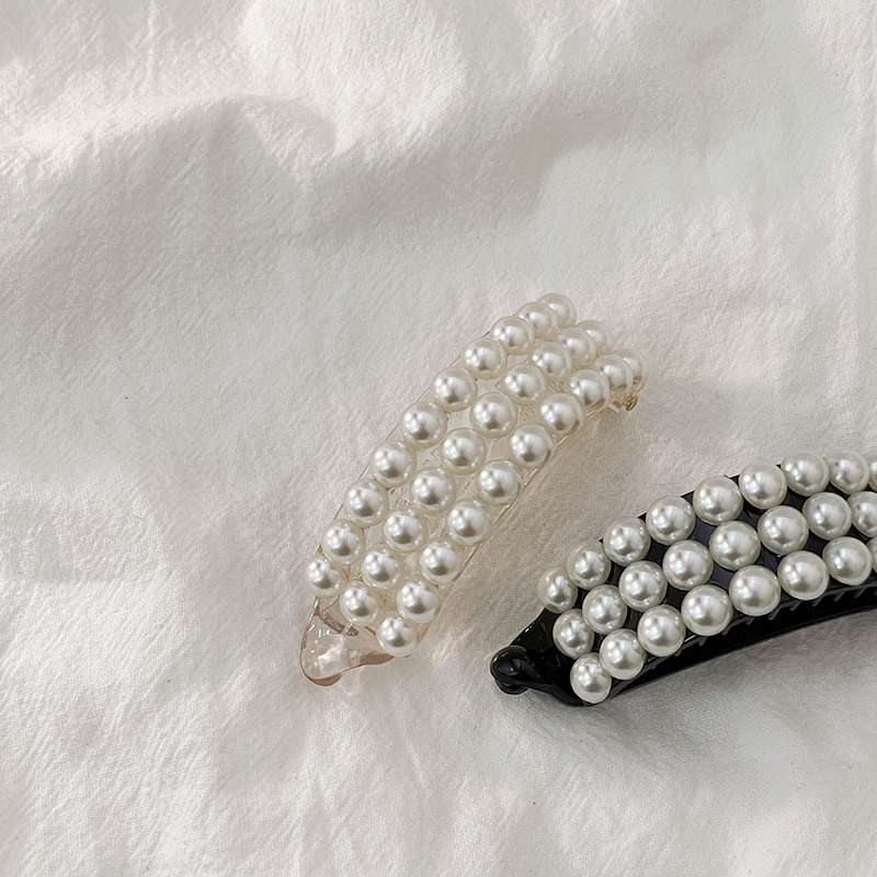 【28元任选2件 送1件】品牌撤柜清仓~珍珠发量多马尾发夹发扣韩国