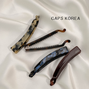 CAPS ｜韩国进口超紧实发量少小号后脑勺马尾发夹香蕉夹子 KOREA