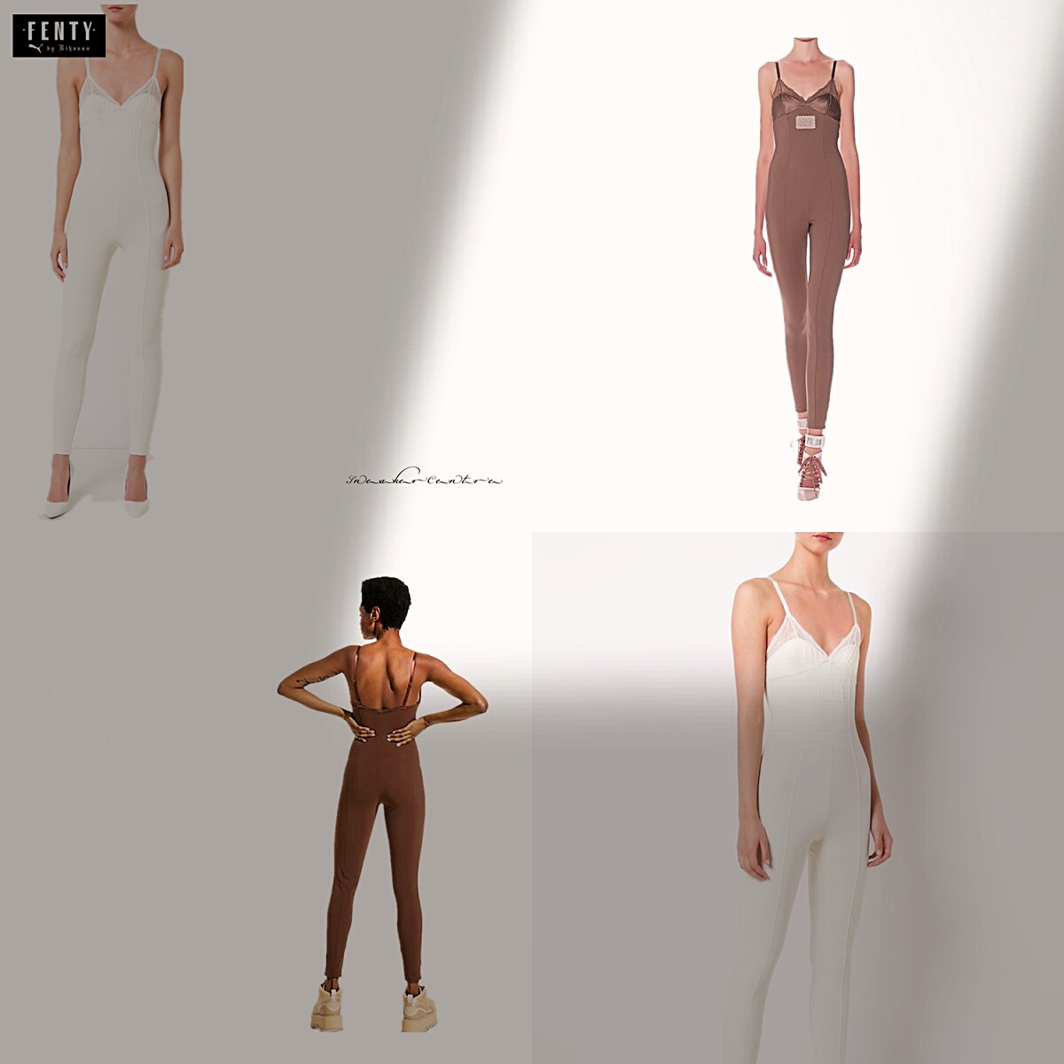 Puma F/ENTY LACE DETAIL FULL BODYSUIT 限 走秀连体长裤574335