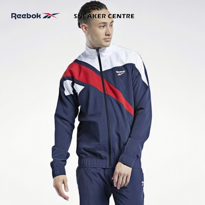 Reebok Classics Vector 锐步联名款拉链立领长袖运动夹克外套