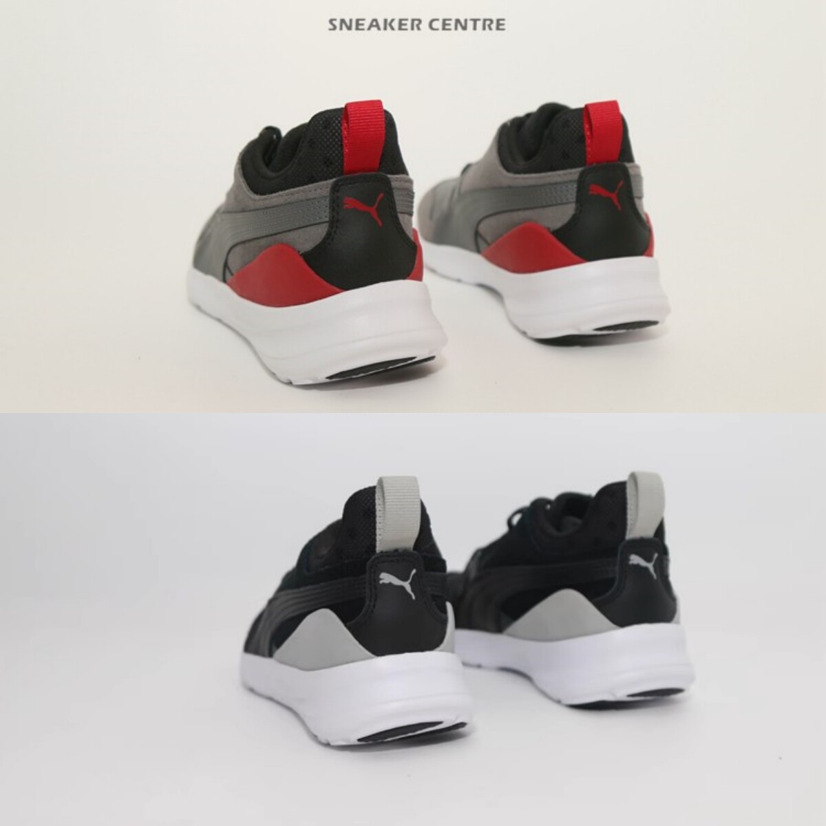 清现货 PUMA Duplex EVO RISE 透气超轻泡沫底皮革拼接旅游休闲鞋