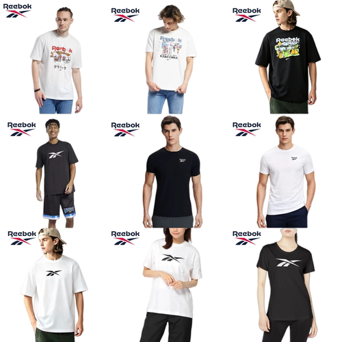 Reebok锐步棉修身短袖T恤
