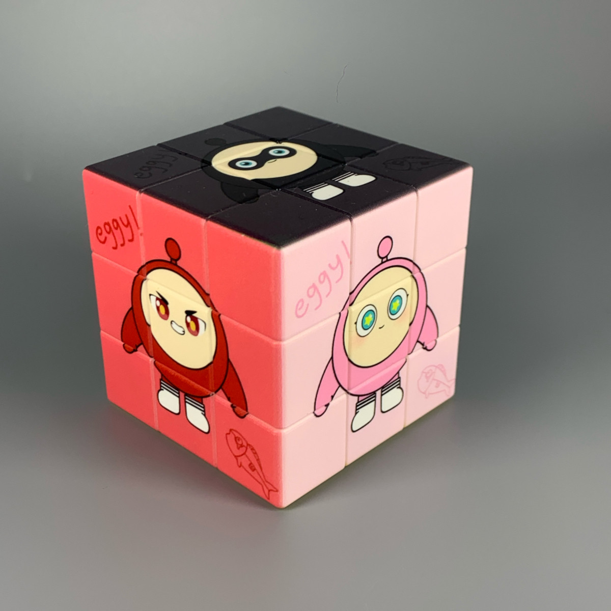 新款可爱蛋仔派对益智三阶魔方学生创意解压儿童趣味玩具礼物摆件