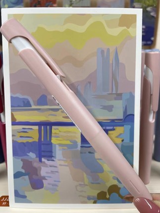 zebra斑马blen中性笔名画限定JJZ66减震低重心速干刷题笔日系水笔