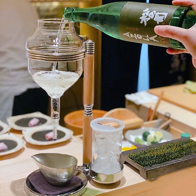 日本原装进口日式冷酒器冰酒器分酒器清酒壶清酒酒具滴酒器醒酒器